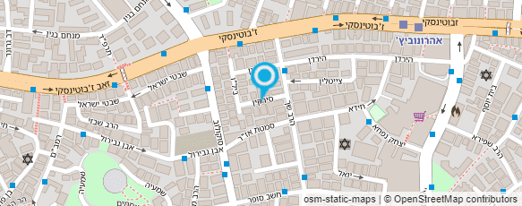 מפת הגעה אל חיים צורן - מרכז לסת"ם