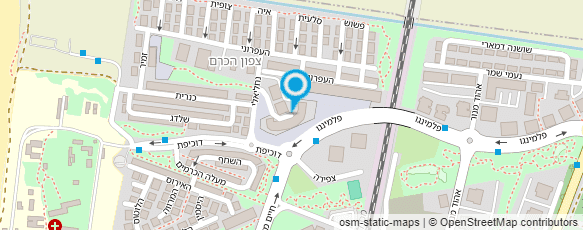 מפת הגעה אל חי אוזן- עיצוב שיער