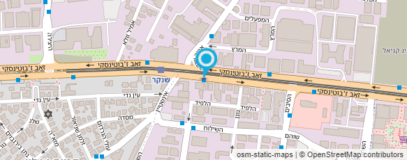 מפת הגעה אל Moodon איפור וטיפוח