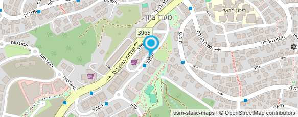 מפת הגעה אל הקצביה של עופר