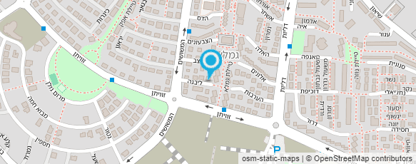 מפת הגעה אל משתלת גיל