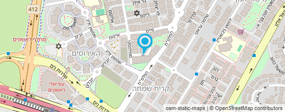 מפת הגעה אל סטודיו רוה