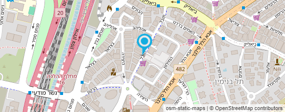 מפת הגעה אל עו"ד בן נתן בנימין