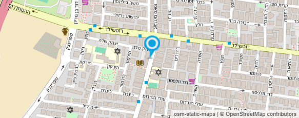 מפת הגעה אל א. חיים מנעולים