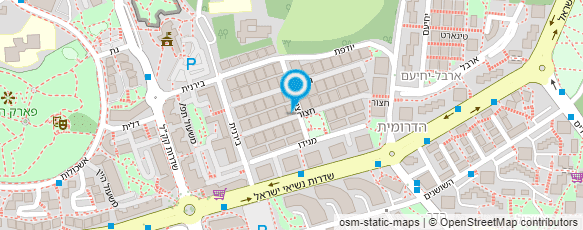 מפת הגעה אל ד"ר נודלמן אלכסנדר