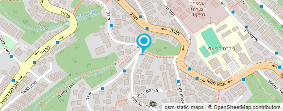 מפת הגעה אל עופר בורג - אקוי ישראל