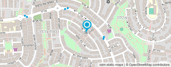 מפת הגעה אל עו"ד אורנה בן עזר