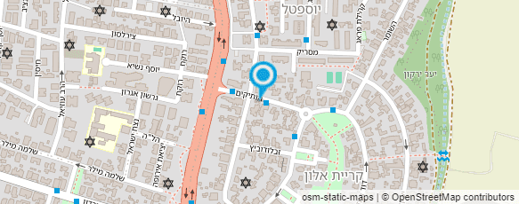 מפת הגעה אל הילה אומנות האיפור