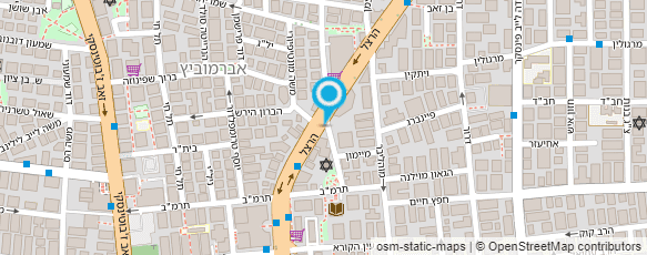 מפת הגעה אל נטלי רחמים מעצבת שמלות כלה וערב