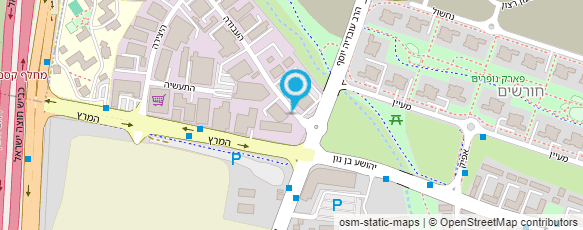 מפת הגעה אל אסף ארגש עיצוב שיער