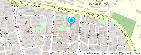 מפת הגעה אל מכולת עגיב ציון