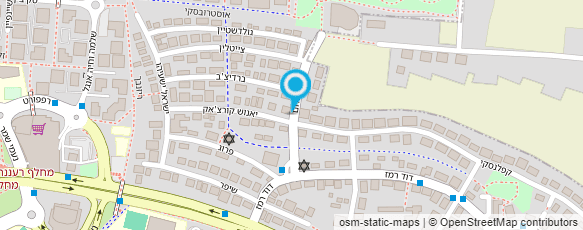 מפת הגעה אל מכולת אקשם