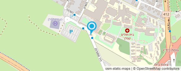 מפת הגעה אל ד"ר דוידוביץ`ברוך (ברנרד) - כירוגיה כללית