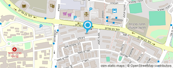 מפת הגעה אל עו"ד קמרי רונן