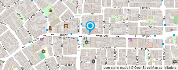 מפת הגעה אל נטלי Nataly בגדי נשים