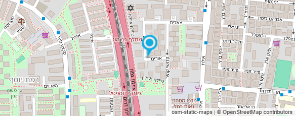 מפת הגעה אל ד"ר מאיה ישראלי