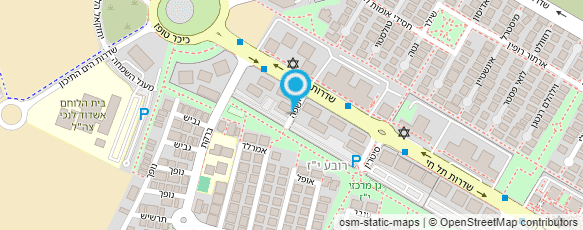 מפת הגעה אל איי סי יו ICU