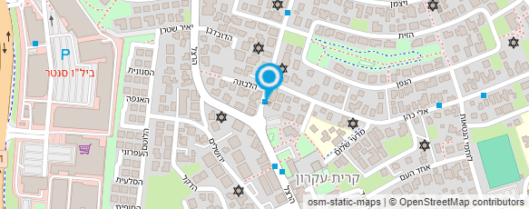 מפת הגעה אל ד"ר תמר סלוסברג (גלזר)