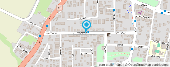 מפת הגעה אל עדי ברשם עיצוב אופנה