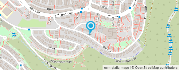 מפת הגעה אל המכולת של משה