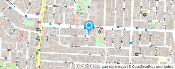 מפת הגעה אל טלאור יחידי - פסיכותרפיה