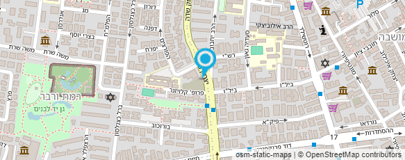 מפת הגעה אל שושה מלכת הנרגילות