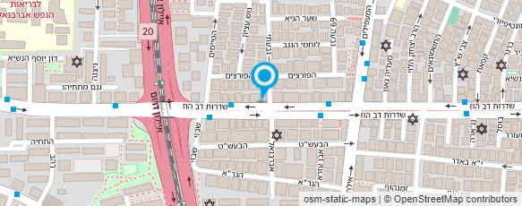 מפת הגעה אל פלאפל כיד המלך