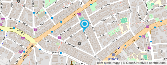 מפת הגעה אל גלית לגזיאל - מאפרת