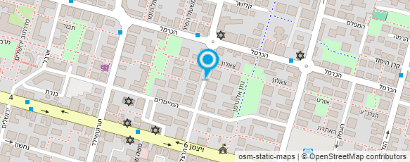 מפת הגעה אל עיצוב גבות טל