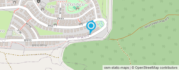 מפת הגעה אל עינב עיצוב גבות