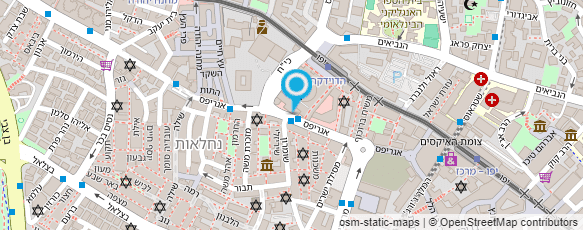 מפת הגעה אל חלונות ירושלים