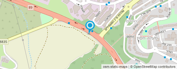 מפת הגעה אל דנטליין Dentaline