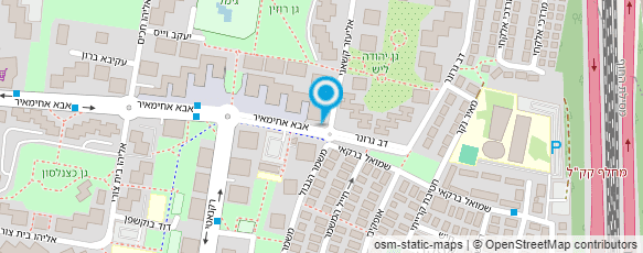 מפת הגעה אל בר מתוקים ושלוחנות מתוקים  Sweet Designs