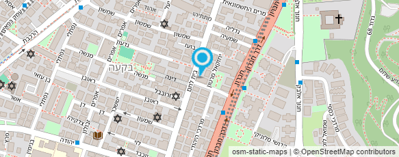 מפת הגעה אל המקום של איציק