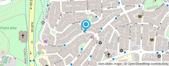 מפת הגעה אל ד"ר סמדר אבידן