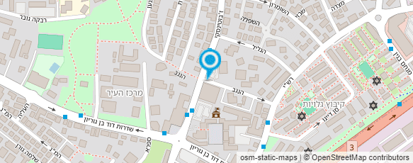 מפת הגעה אל ד"ר לודמילה בלוטינסקי