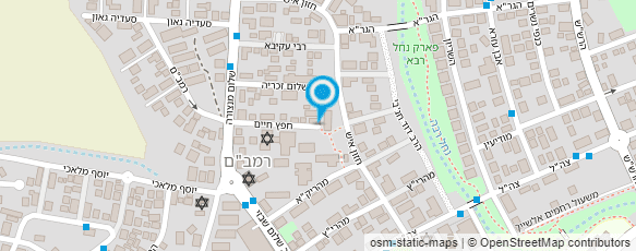 מפת הגעה אל מספרת נווה יהב