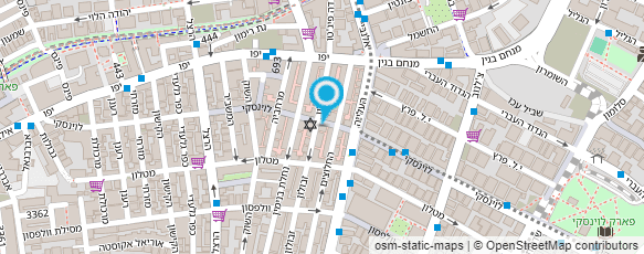 מפת הגעה אל ממתקים של סבתא - לוינסקי 46