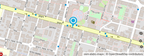 מפת הגעה אל ד"ר סילביה הראל