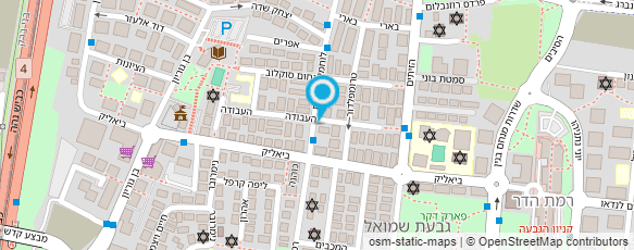 מפת הגעה אל גני צוף