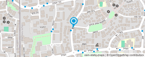 מפת הגעה אל הצהרון של מרים