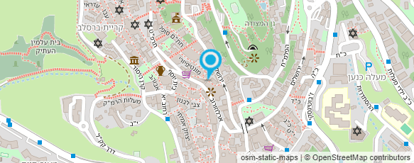 מפת הגעה אל בית העוגות