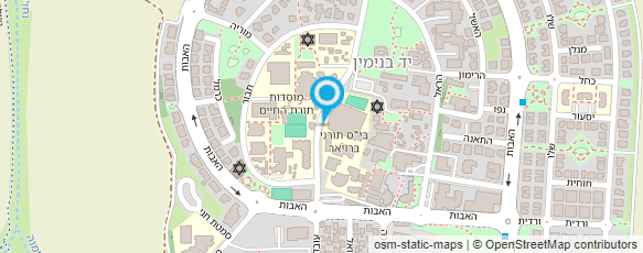 מפת הגעה אל מרים אברמס מכון יופי