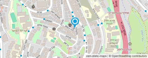 מפת הגעה אל איציק שליחויות