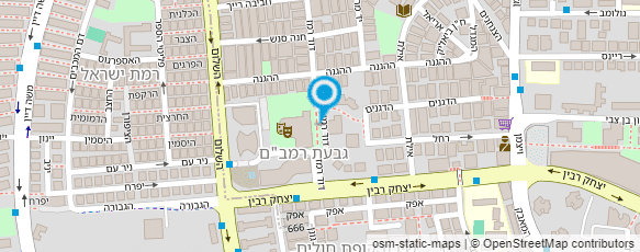 מפת הגעה אל דנה הדדי - מנהלת אתרים