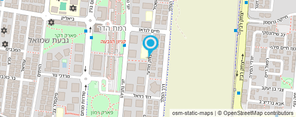 מפת הגעה אל גן אילנית