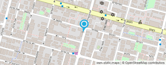 מפת הגעה אל עו"ד דוד סינואני