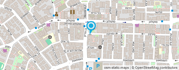 מפת הגעה אל רואי - טכנאי מכונות כביסה