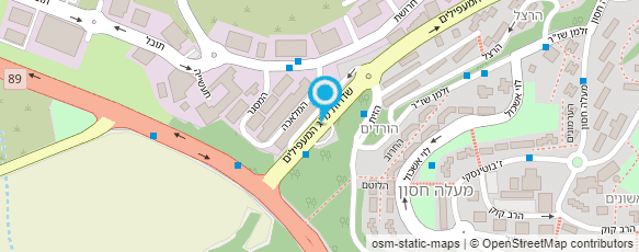 מפת הגעה אל שווארמה ופלאפל של וינר