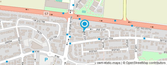 מפת הגעה אל שנית לוי שיווק ופרסום דיגטלי